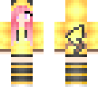 super kawaii pink haired pika girl