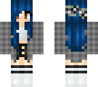 anime girl with bleu hair update