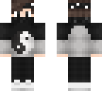 black and white