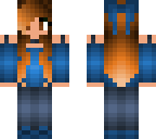 blue bow girl