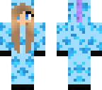 blue giraffe girl