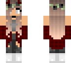 devil girl flannel