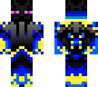 partially finished yellow enderman