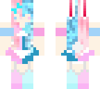 pink and blue bunny