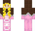 blonde girl in chocolate onesie