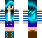 blue girl