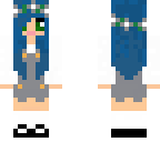 blue hair rau new skin