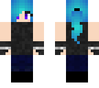 blue haired girl frighter