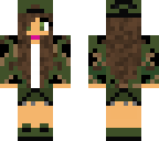 brown camo girl