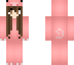 brunette pig girl