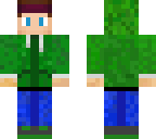   green and blue boy logo             