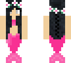 mermaid edit with black hair