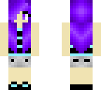 purple hair girl
