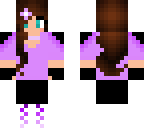 purple low cut kiera