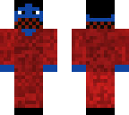 the blue man