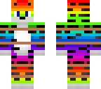 tied up rainbow the tiger