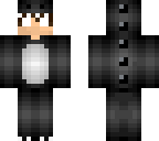 black dino with white eyes