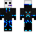 blue and black flare