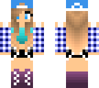 blue girl