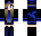blue girl dragon