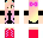 caskus as a pink cat