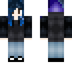 girl with blue hair