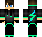 green lightning boy