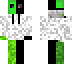 half ender man and slime infected