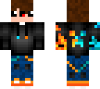 kawaii fire ice boy