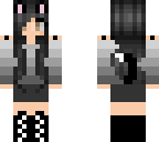 ombre sweater neko girl