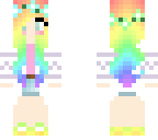 rainbow girl
