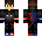 red and blue skin