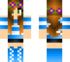 blue girl