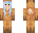blue haired fox girl edit