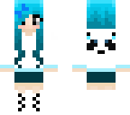blue panda