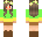 chara with a flower crown
