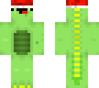 derpy dino tail - santa hat