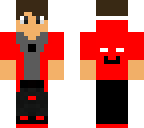 guy with herobrine hoodie and headphones