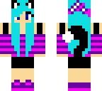 me with blue hair