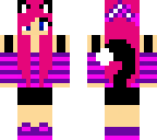 me with pink hair