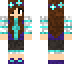 minecraft skin speed art  purple girl