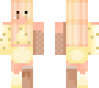 peach blonde anime girl