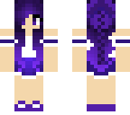 purple cheerleader