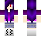 purple haired girl
