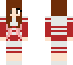 red girl with reddish brown shade hair