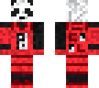team panda rose red skin