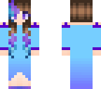 blue and purple dress girl