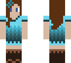 blue dress