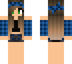 blue girl
