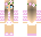cute kawii girl in pink sweater